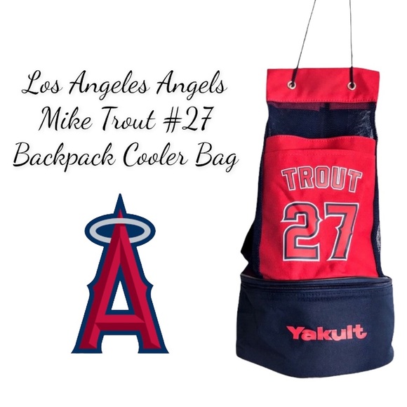 New Los Angeles Angels # 27 Mike Trout Backpack Cooler Bag - Picture 16 of 16
